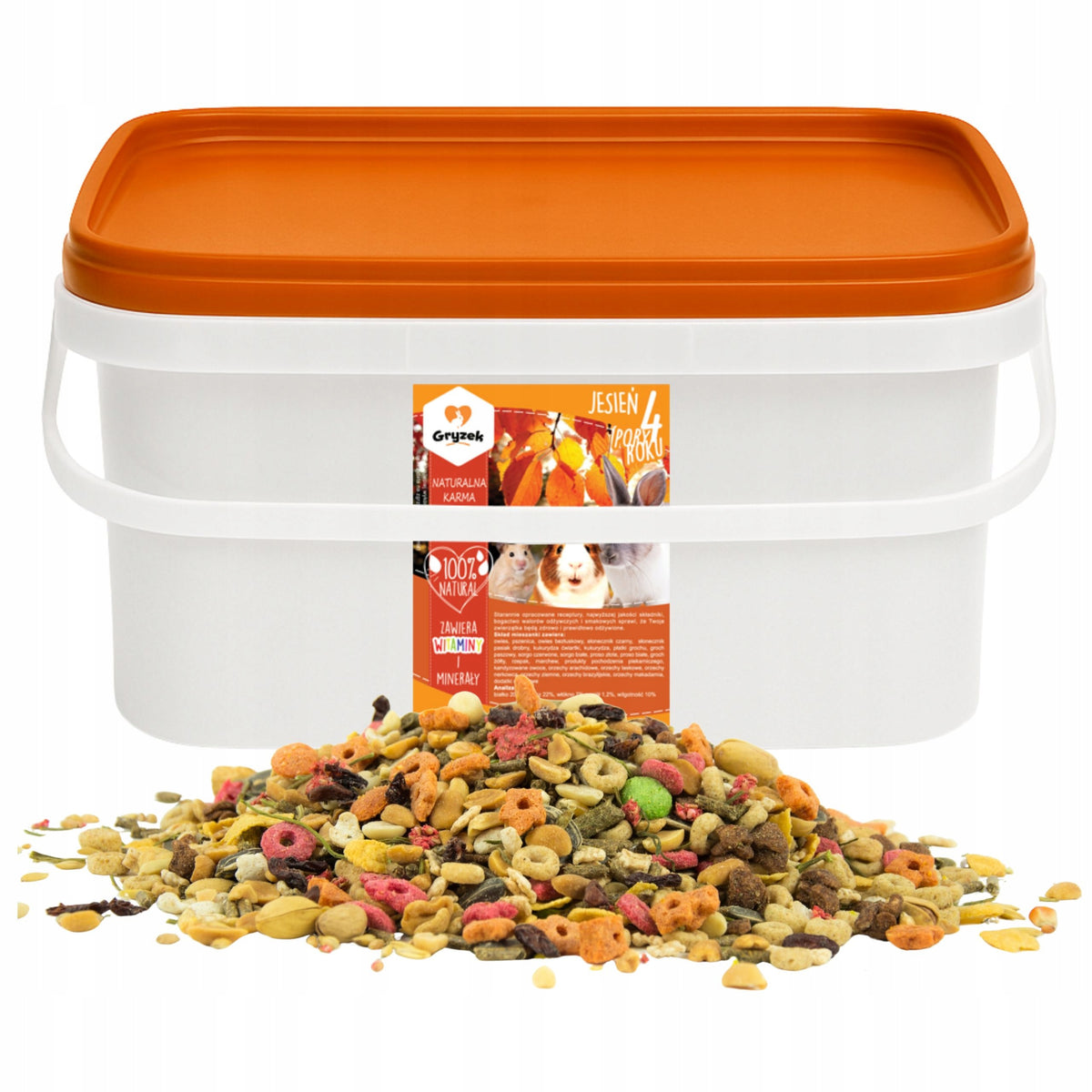 FOOD HAY APPLE FOR RABBIT PIG RODENTS SET AUTUMN + FLASK FREEBIE Packaging status original
