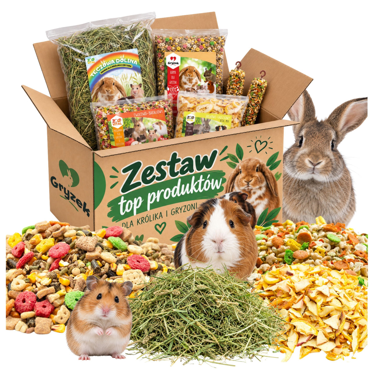 FOOD HAY VITAMIN FLASK FOR HAMSTER PIG RABBIT + APPLES FREEBIE