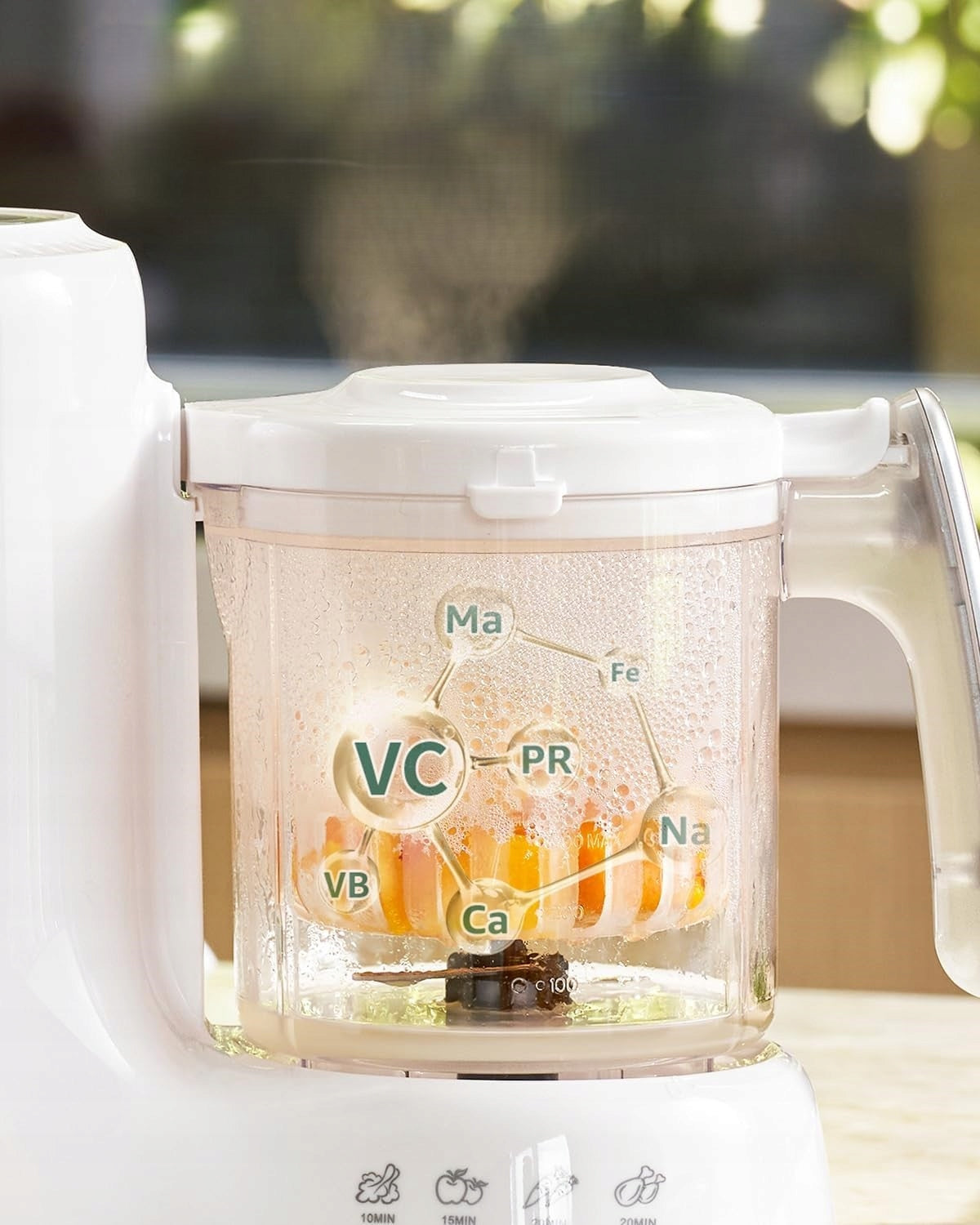 FOOD PROCESSOR 3IN1 STEAMER BLENDER STERILIZER MEAL PREPARATION Manufacturer code ROBOT KUCHENNY 3W1 PAROWAR BLENDER