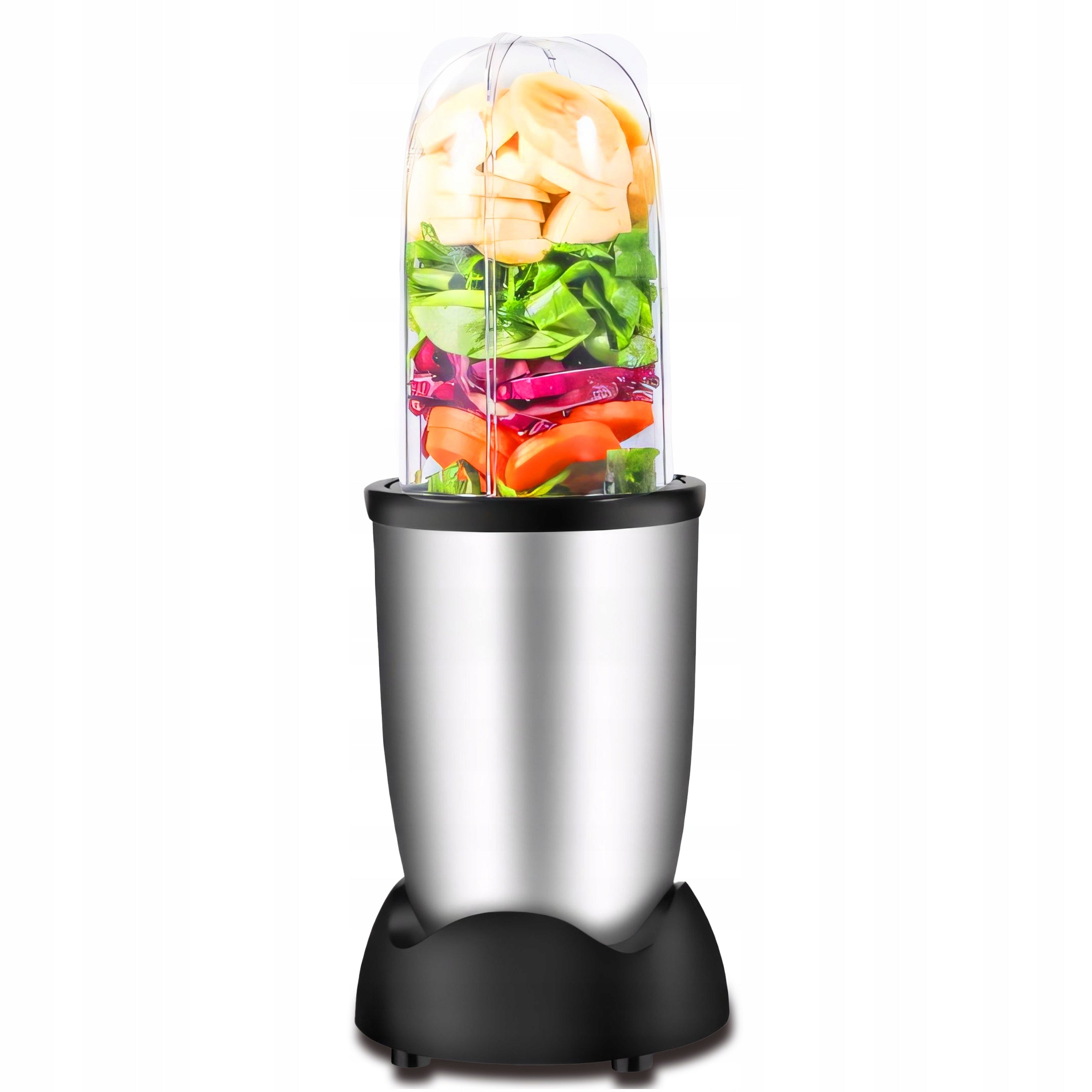 FOOD PROCESSOR BLENDER 600W MULTIFUNCTIONAL + 2 CUPS 470 ml LARGE Packaging status original
