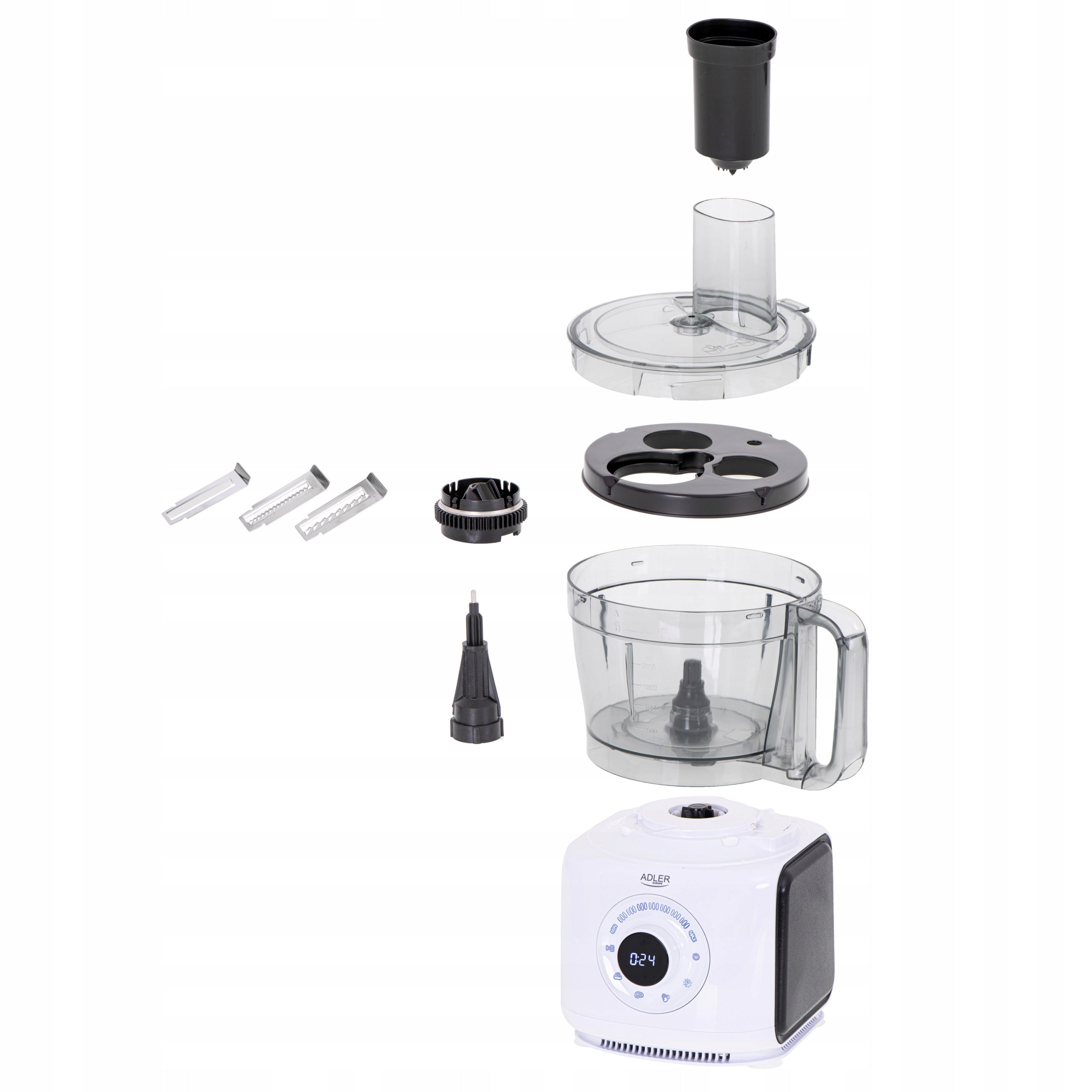 FOOD PROCESSOR CHOPPING MIXING COCKTAILS SET Power rating 2000 W