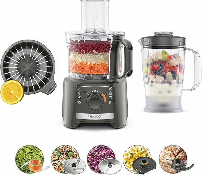FOOD PROCESSOR KENWOOD MULTI PRO COMPACT FDP31.360GY MULTIFUNCTIONAL 800W