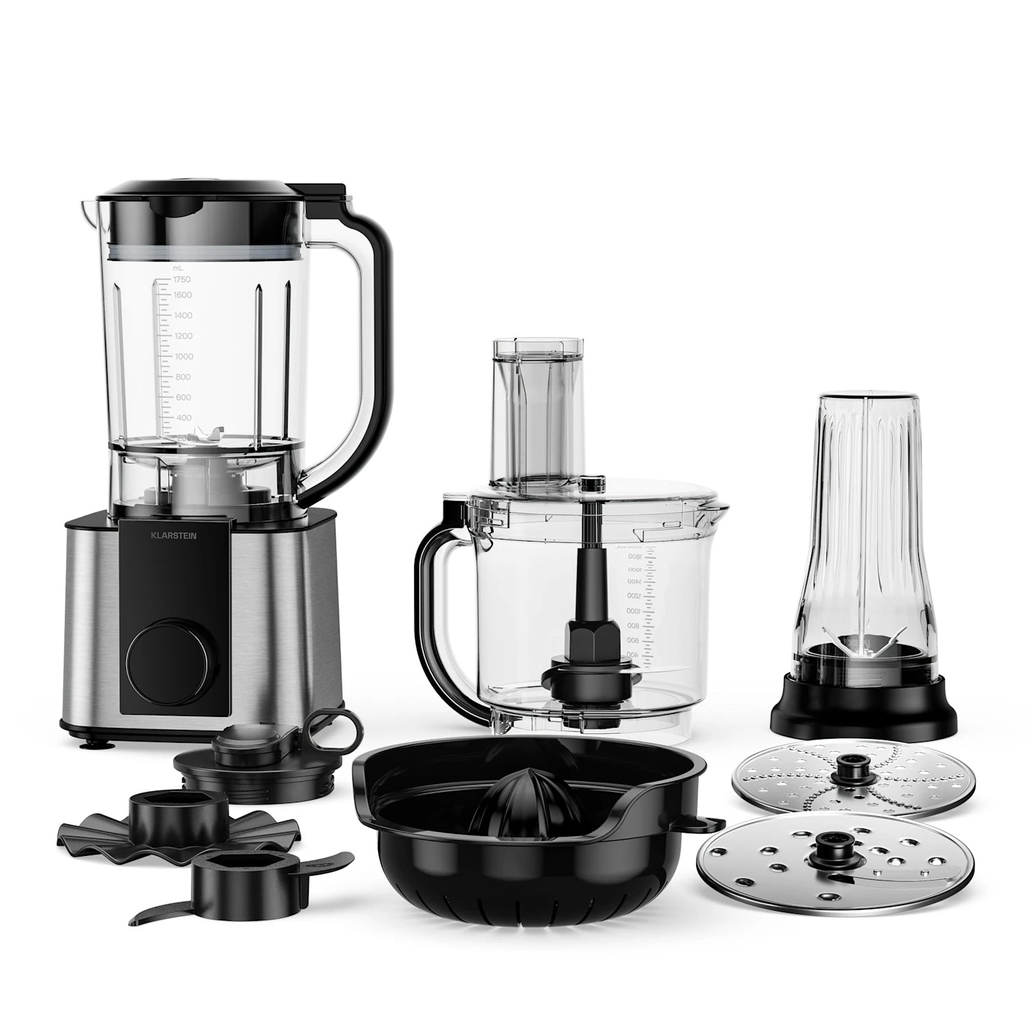 FOOD PROCESSOR KLARSTEIN MIXER MULTIFUNCTION BLENDER JUICER 1200W