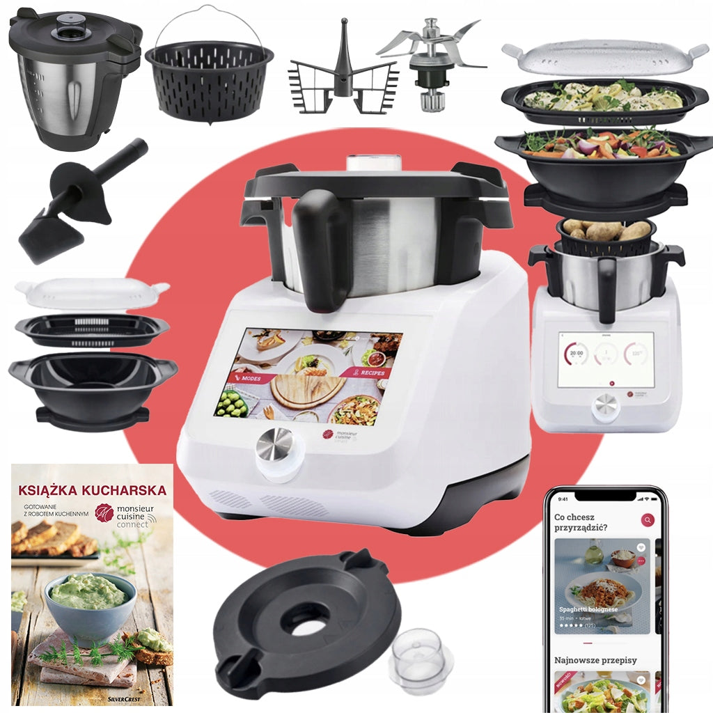 FOOD PROCESSOR LIDLOMIX 2025 MONSIEUR CUISINE Wi-Fi APP SMART SET