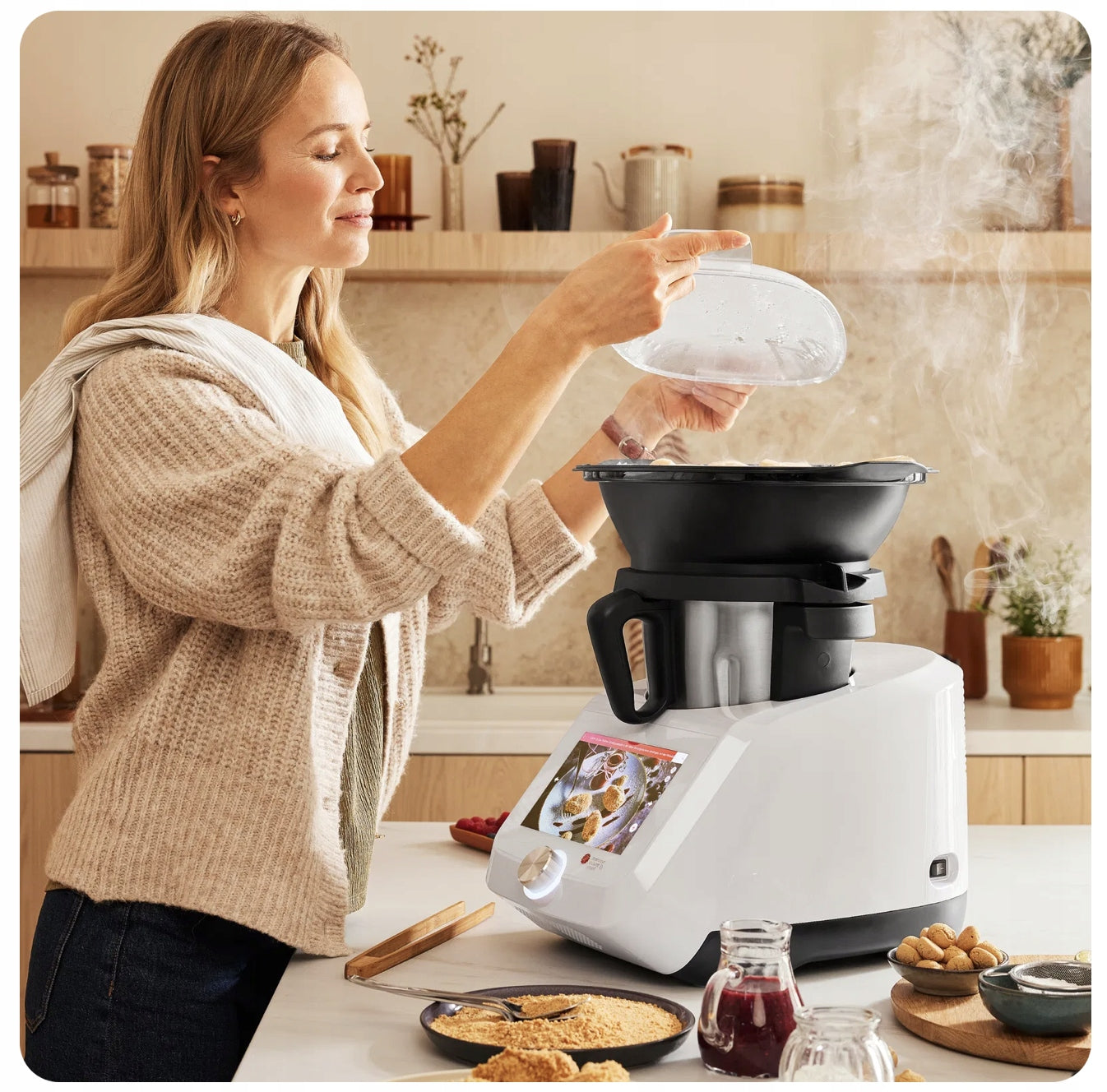 FOOD PROCESSOR LIDLOMIX 2025 MONSIEUR CUISINE Wi-Fi APPLICATION SET SMART Power rating 1200 W