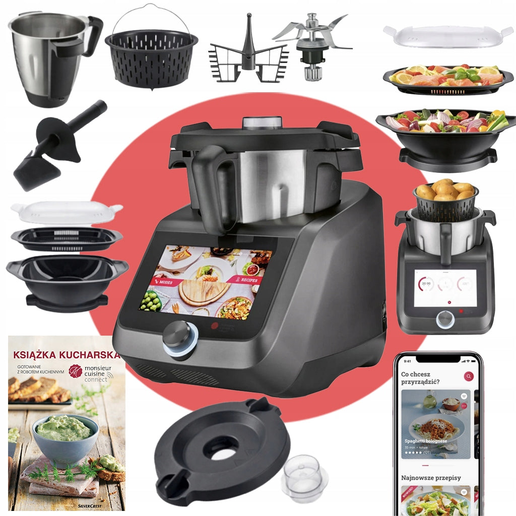 FOOD PROCESSOR LIDLOMIX MONSIEUR CUISINE SMART WI-FI APP 3YEARS 36M GW