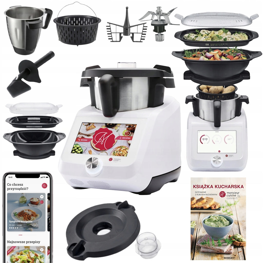 FOOD PROCESSOR LIDLOMIX MONSIEUR CUISINE SMART Wi-Fi 2025 APP 3YEARS GW