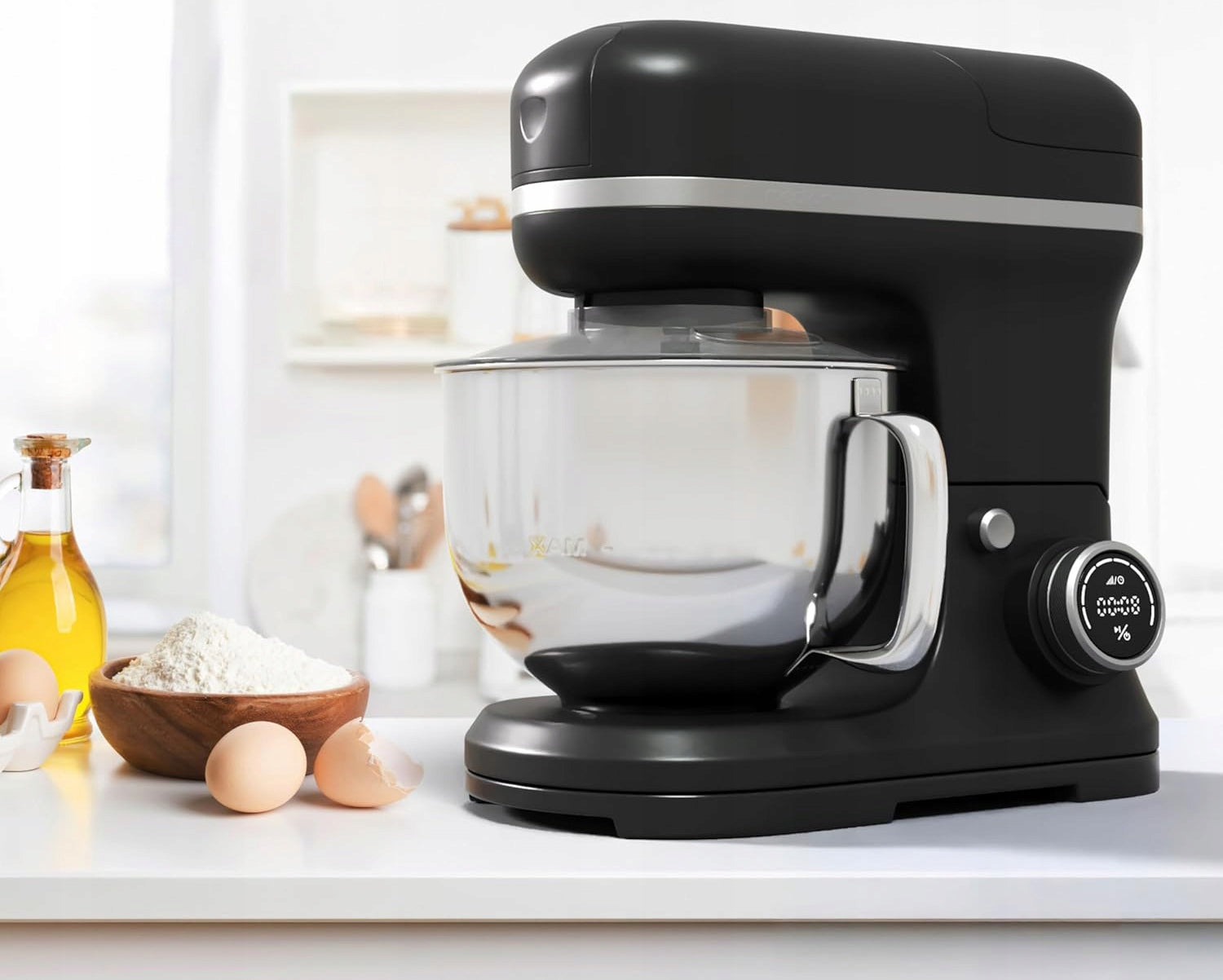 FOOD PROCESSOR MD18440 1200W MIXER MEAT GRINDER 4IN1 DISPLAY Packaging status original