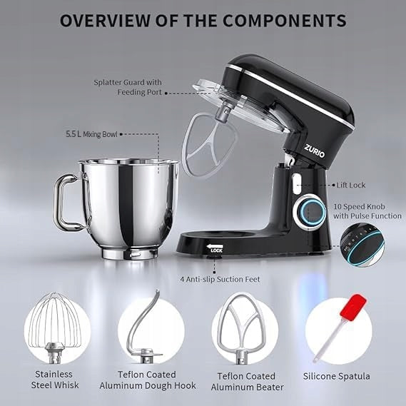 FOOD PROCESSOR MIXER WITH PLANETARY BOWL 1300 W 4,5 L 1529 Manufacturer code 25E01000126
