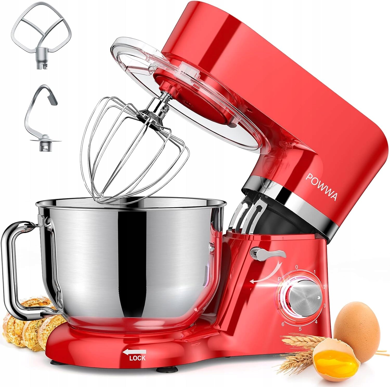 FOOD PROCESSOR MIXER WITH PLANETARY BOWL 6 L 1500 W 6 speed