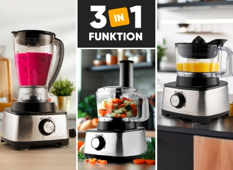 FOOD PROCESSOR MULTIFUNCTION 1200W 11 ACCESSORIES MIXER INCISOR Packaging status original
