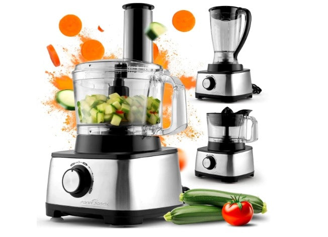FOOD PROCESSOR MULTIFUNCTION 1200W 11 ACCESSORIES MIXER INCISOR