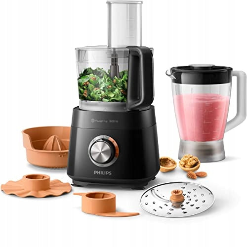 FOOD PROCESSOR PHILIPS HR7510/00 800W BLACK MALAXER