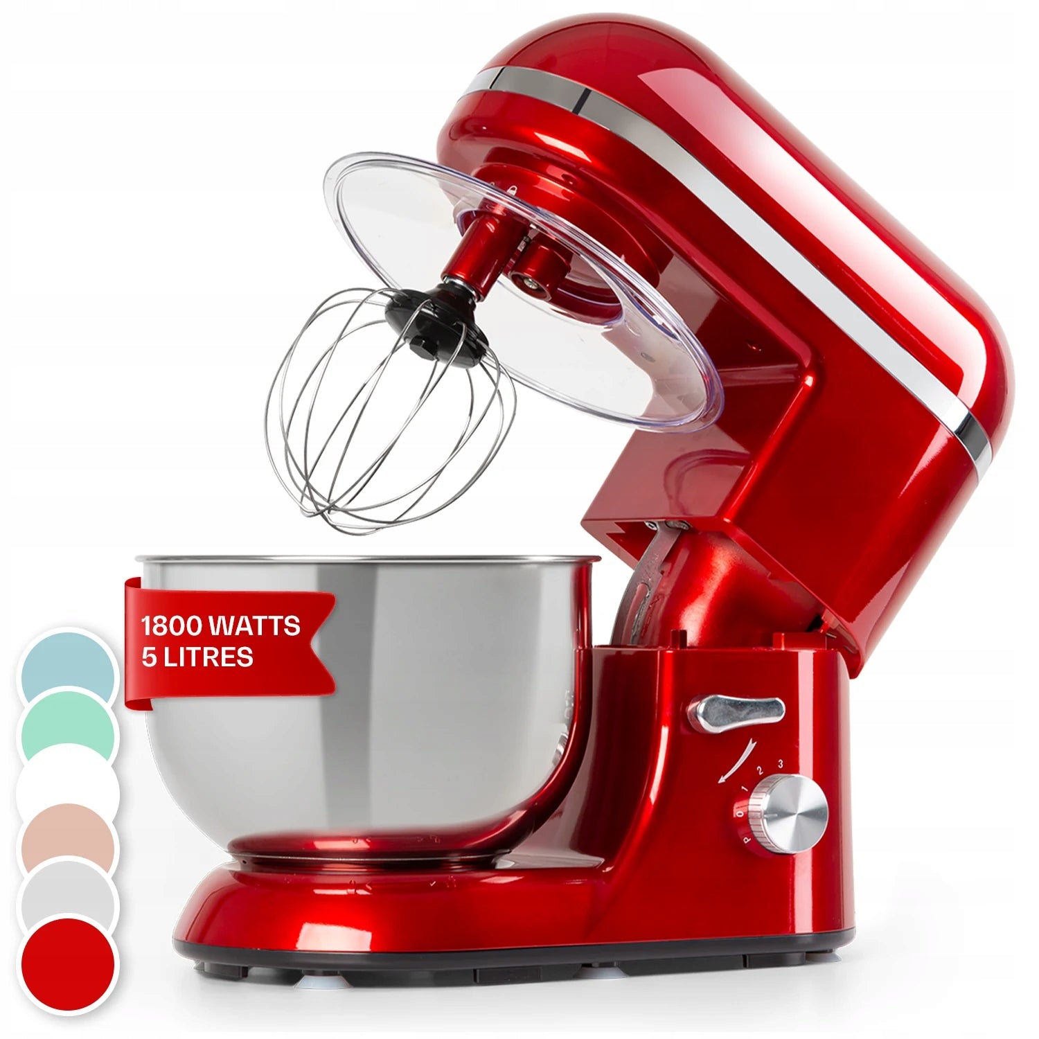 FOOD PROCESSOR PLANETARY MIXER 1800W BOWL 5L LARGE MULTIFUNCTIONAL COVER