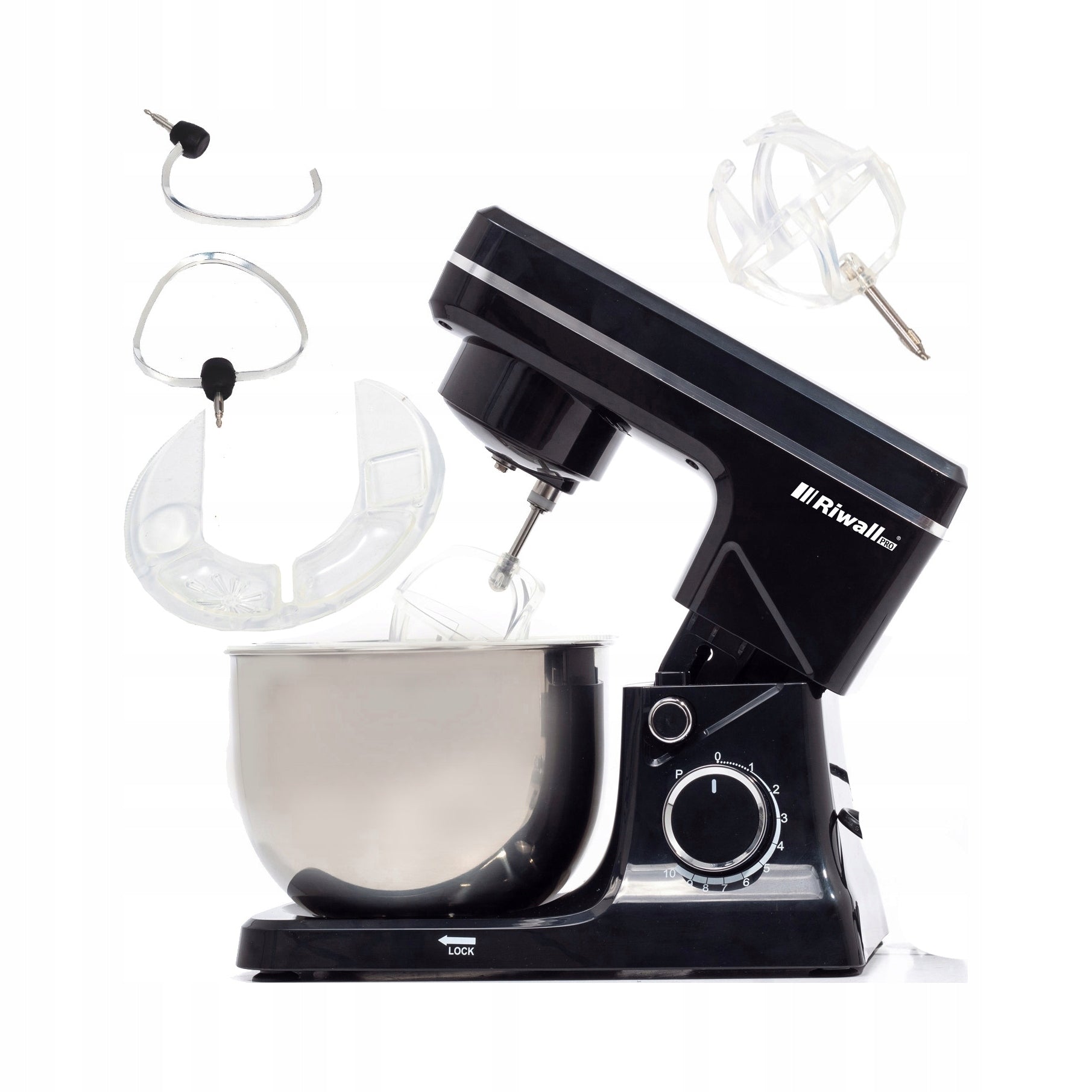 FOOD PROCESSOR PLANETARY MIXER 2500W 7in1 MULTIFUNCTIONAL 4L RIWALL RRP-01
