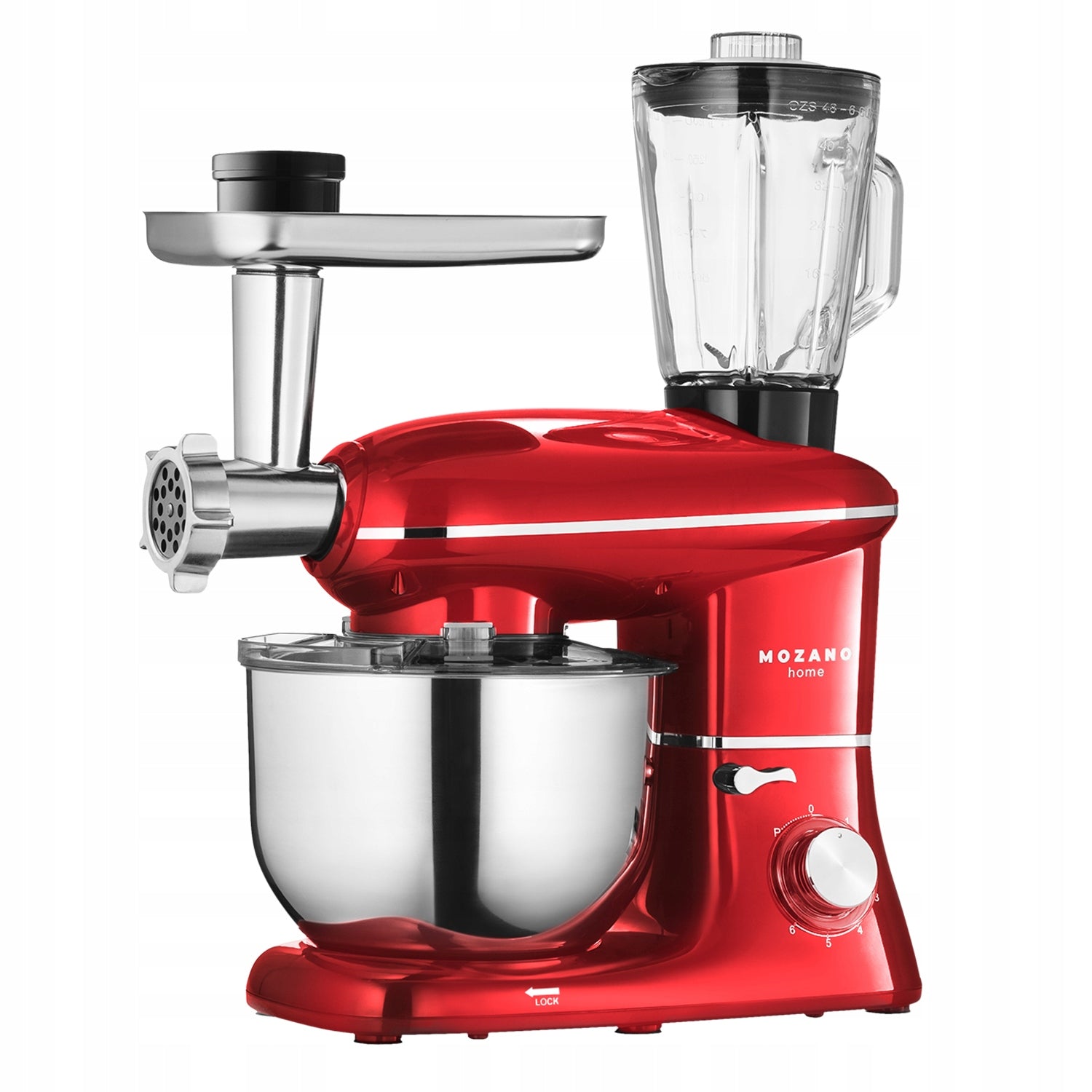 FOOD PROCESSOR PLANETARY MIXER BLENDER 6in1 BOWL 6,2L STRONG 2000W SET Packaging status original