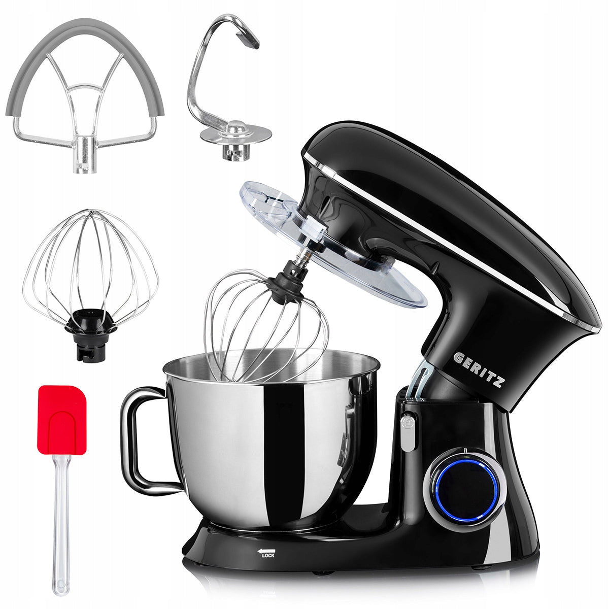 FOOD PROCESSOR PLANETARY MIXER GERITZ RTX3500 7L 7in1 MULTIFUNCTIONAL