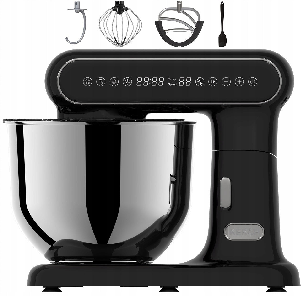 FOOD PROCESSOR PLANETARY MIXER KERCH MONZA FERMENTATION BLACK 6,2L