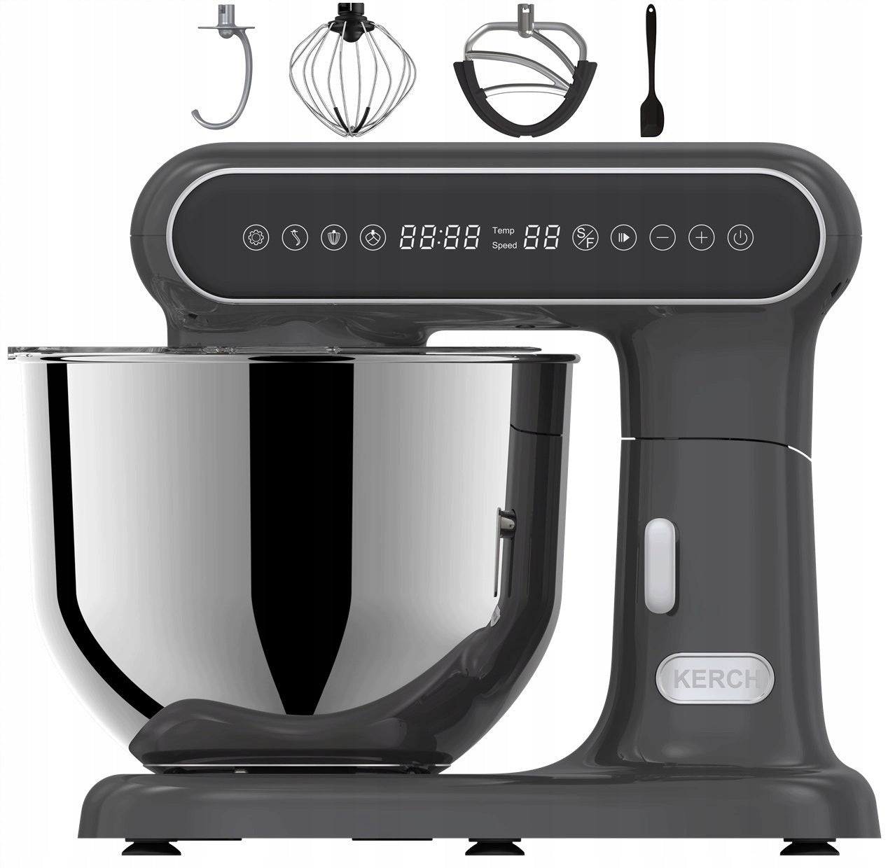 FOOD PROCESSOR PLANETARY MIXER KERCH MONZA FERMENTATION GREY 6,2L