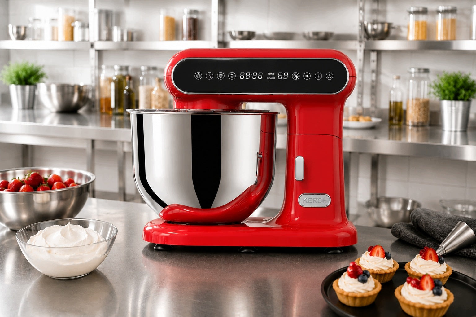 FOOD PROCESSOR PLANETARY MIXER KERCH MONZA FERMENTATION RED 6,2L Manufacturer code K/ROB/MONZA/03