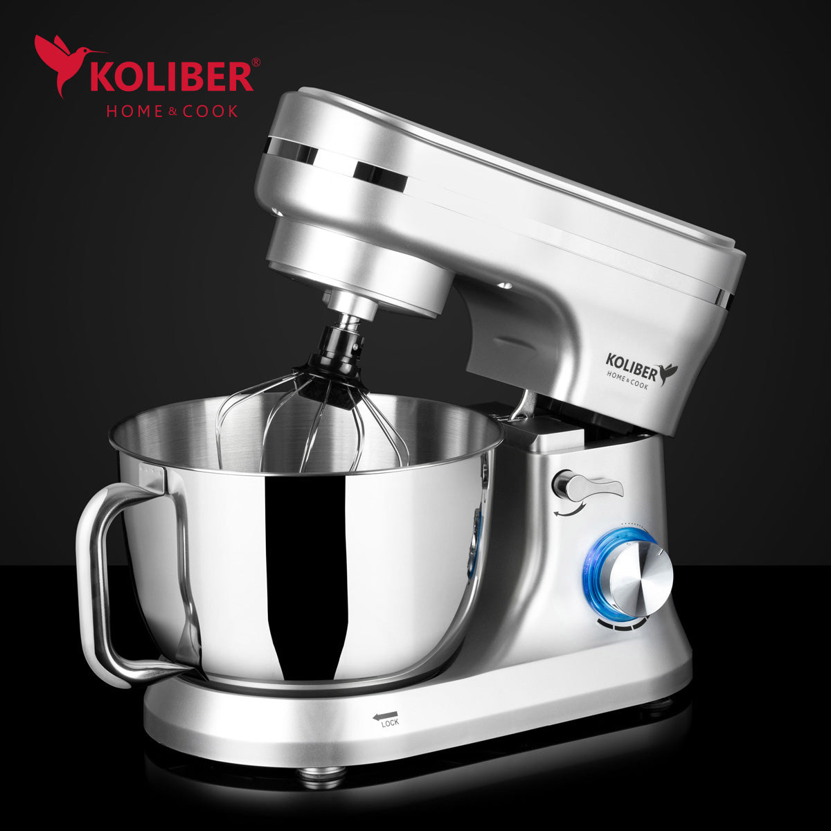 FOOD PROCESSOR PLANETARY MIXER KOLIBER X-2400-W 4.5L 6in1 MULTIFUNCTIONAL Brand Koliber