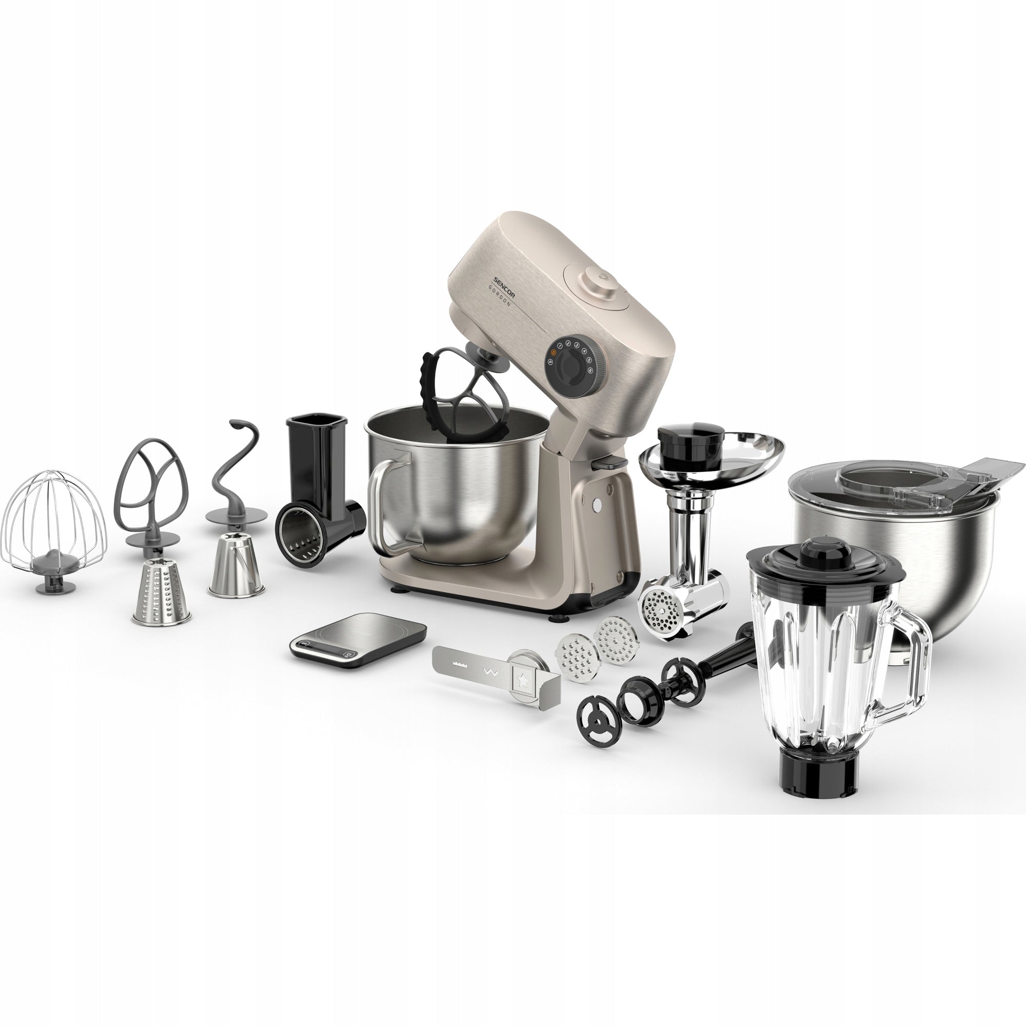 FOOD PROCESSOR PLANETARY MIXER WITH BOWL 5,5L SENCOR STM 7651WS Strong 1500W