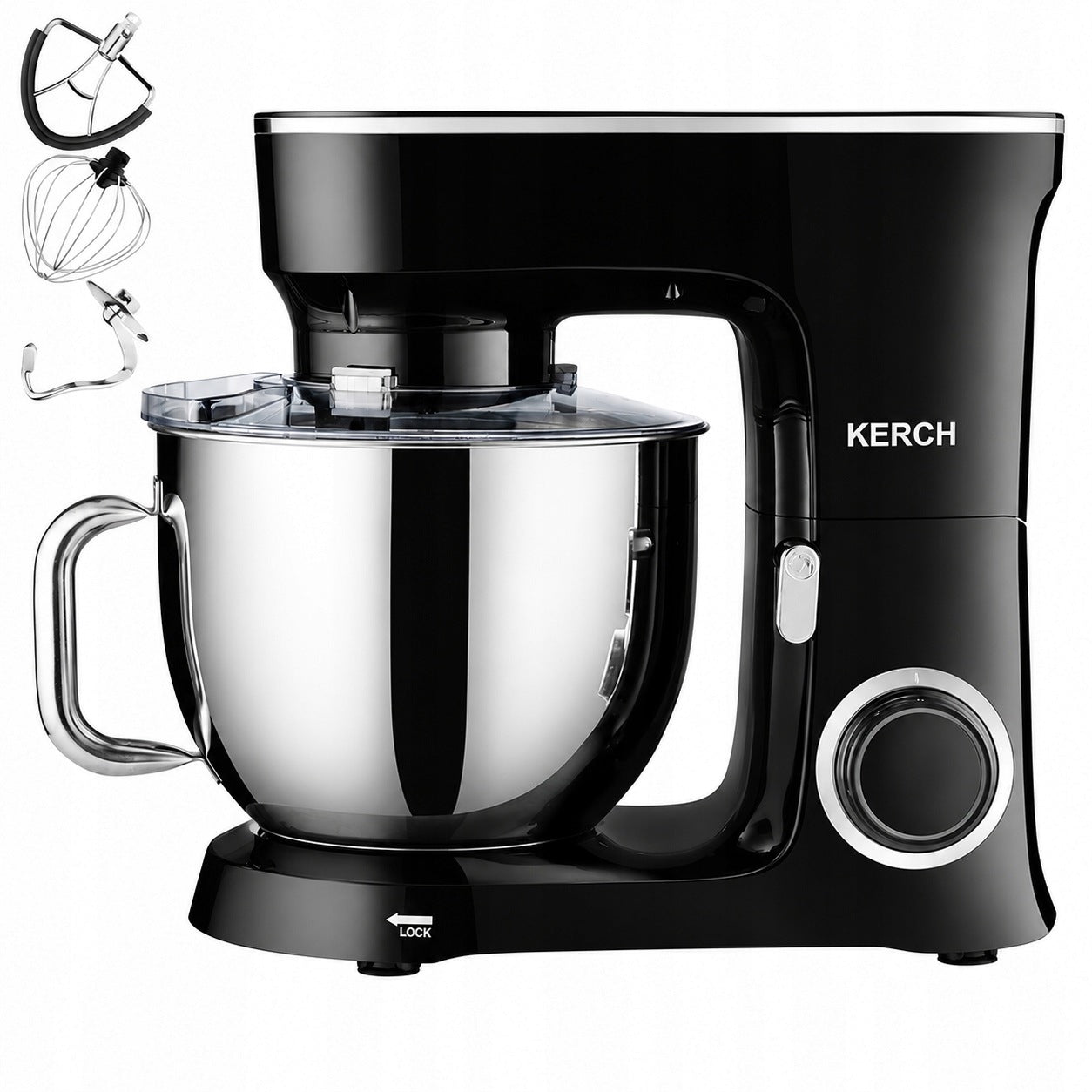 FOOD PROCESSOR PLANETARY MIXER WITH BOWL KERCH BAKER BLACK 7L