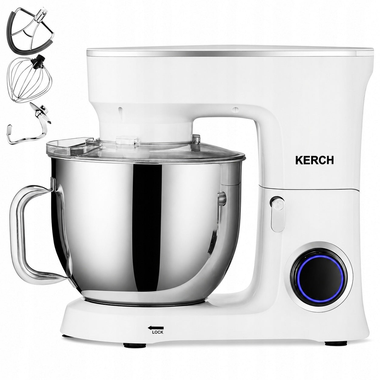 FOOD PROCESSOR PLANETARY MIXER WITH BOWL KERCH BAKER WHITE 7L