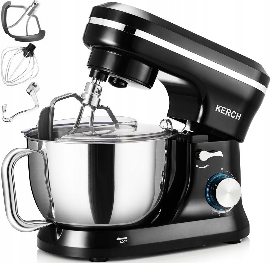 FOOD PROCESSOR PLANETARY MIXER WITH BOWL KERCH FERRO BLACK 4,5L 2300W