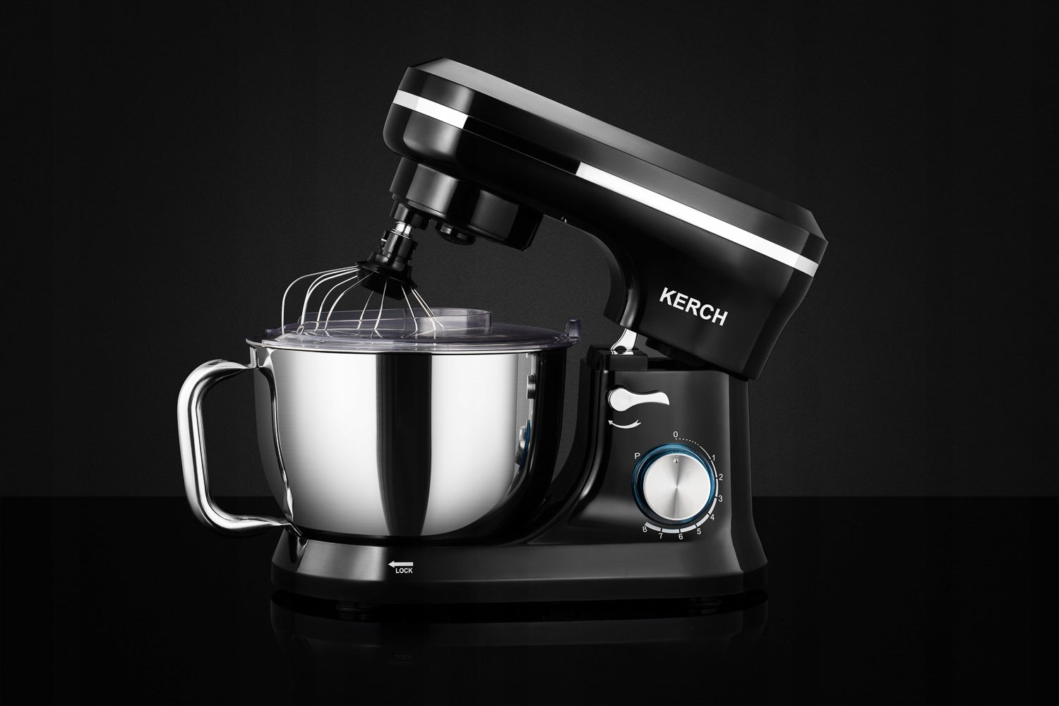 FOOD PROCESSOR PLANETARY MIXER WITH BOWL KERCH FERRO BLACK 4,5L Manufacturer code K/ROB/FERRO/01