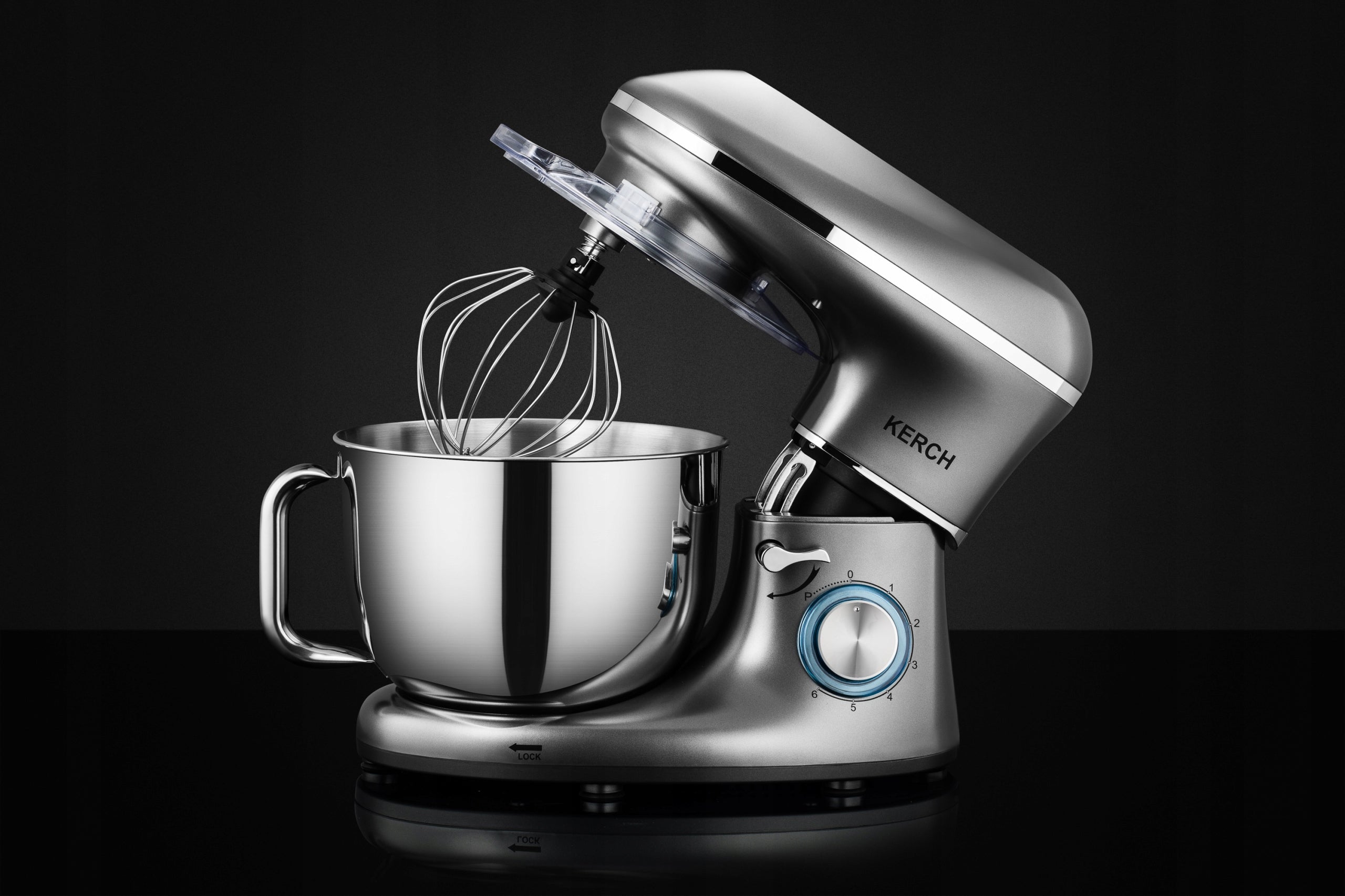 FOOD PROCESSOR PLANETARY MIXER WITH BOWL KERCH MYCHEF GREY 6,2L EAN (GTIN) 5906846933333
