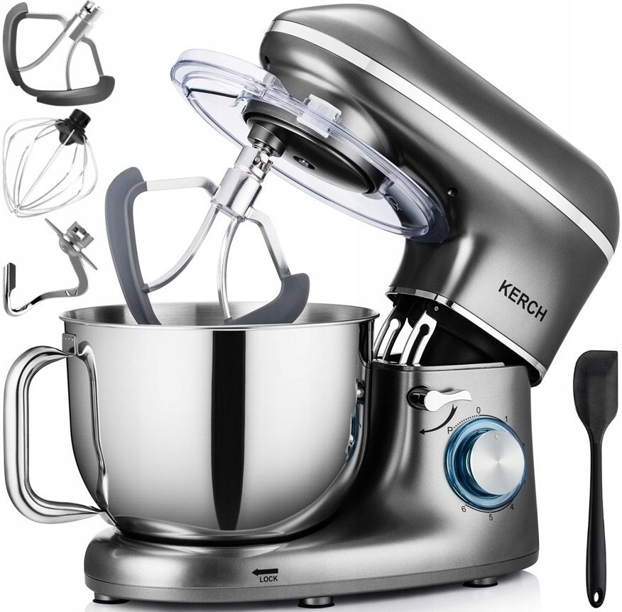 FOOD PROCESSOR PLANETARY MIXER WITH BOWL KERCH MYCHEF GREY 6,2L