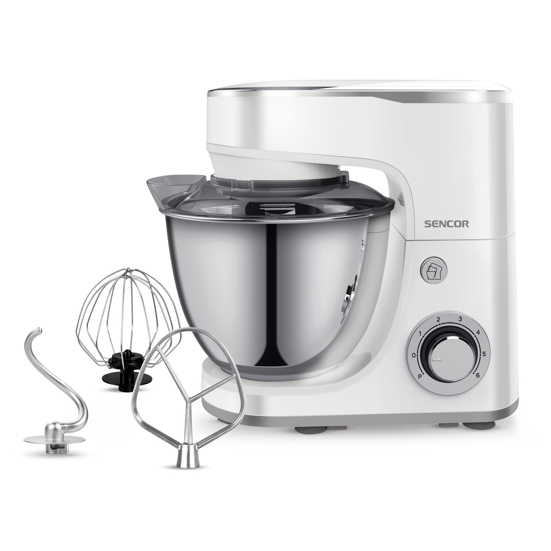 FOOD PROCESSOR PLANETARY MIXER WITH BOWL SENCOR STM 3630WH 1300W 5,5Liter