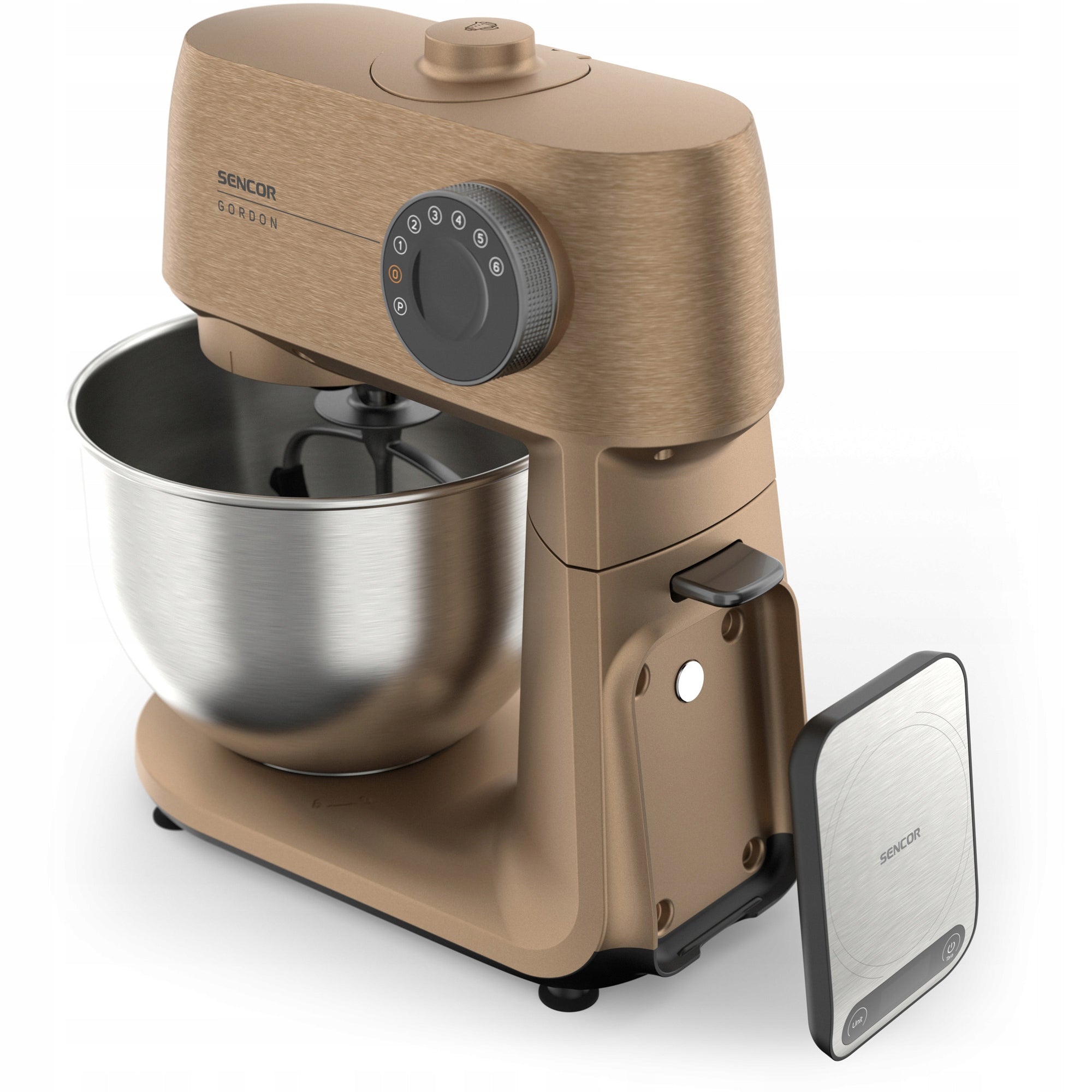 FOOD PROCESSOR PLANETARY MIXER WITH BOWL SENCOR STM 7630RS 1500W 5.5L Packaging status original