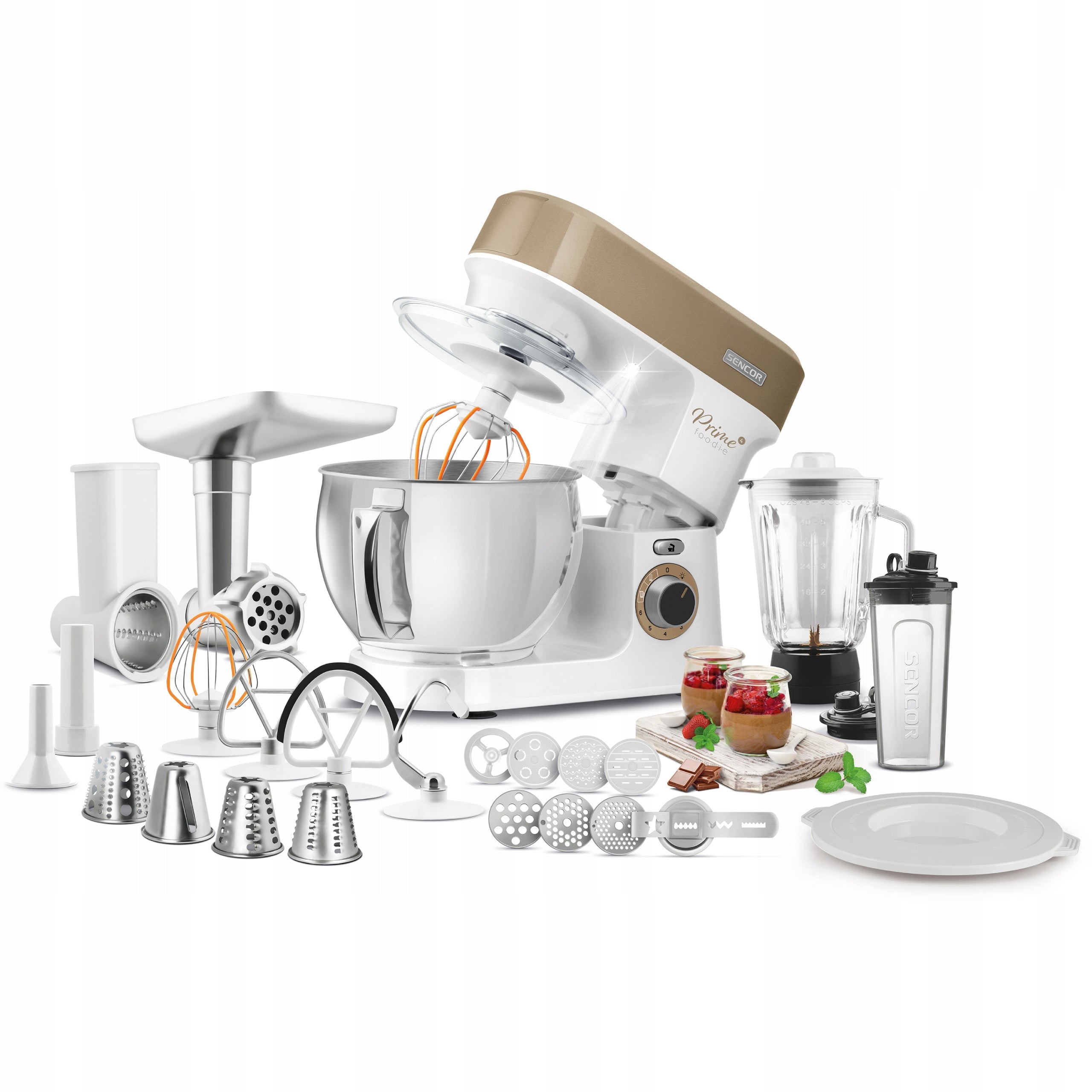 FOOD PROCESSOR PLANETARY MIXER WITH BOWL Sencor STM 3787CH 1200W 4in1