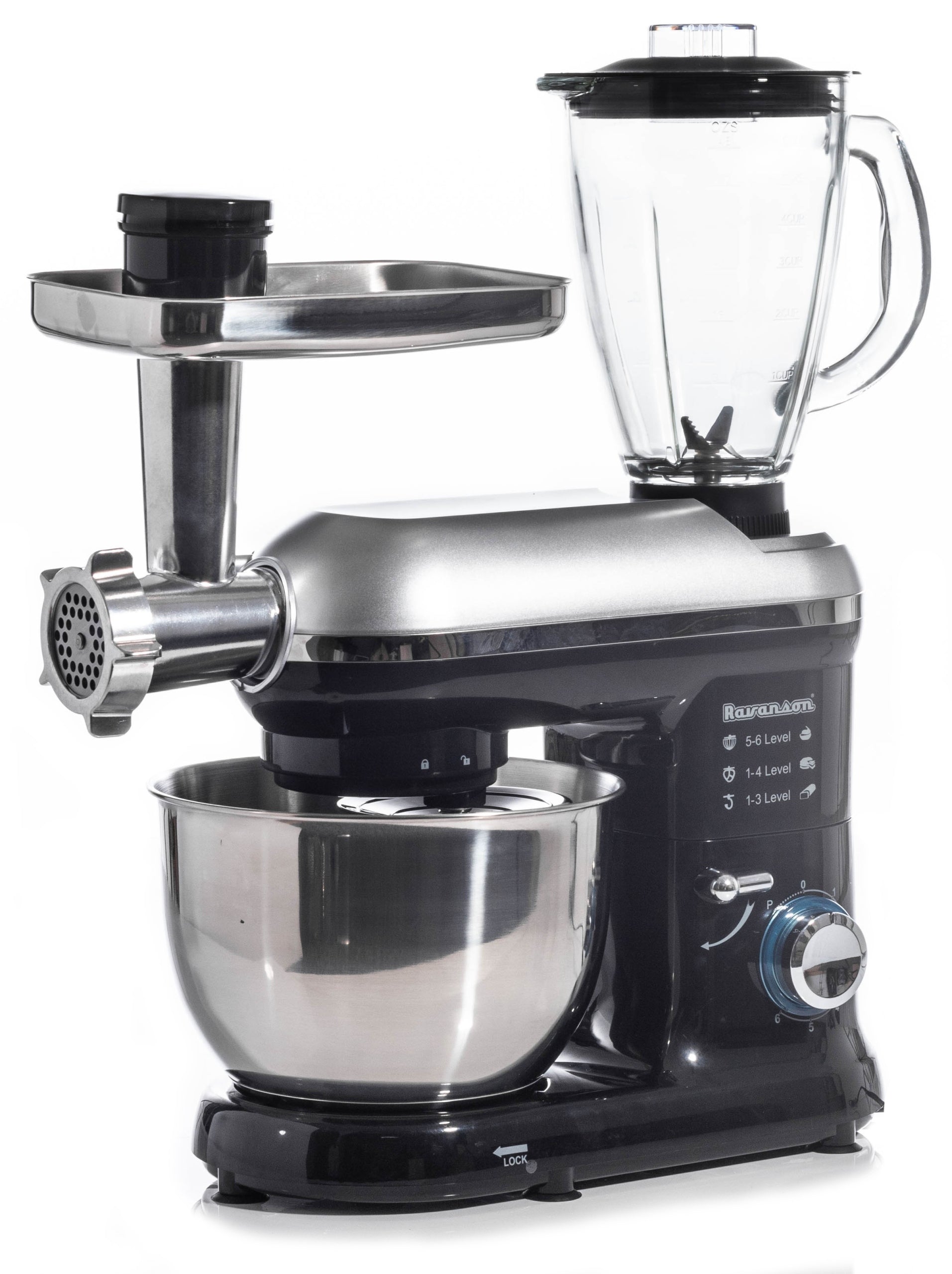 FOOD PROCESSOR PLANETARY MIXER WITH MEAT GRINDER AND COCKTAIL MAKER Manufacturer code MOCNY PROFESJONALNY DUŻY ROBOT KUCHENNY MIKSE