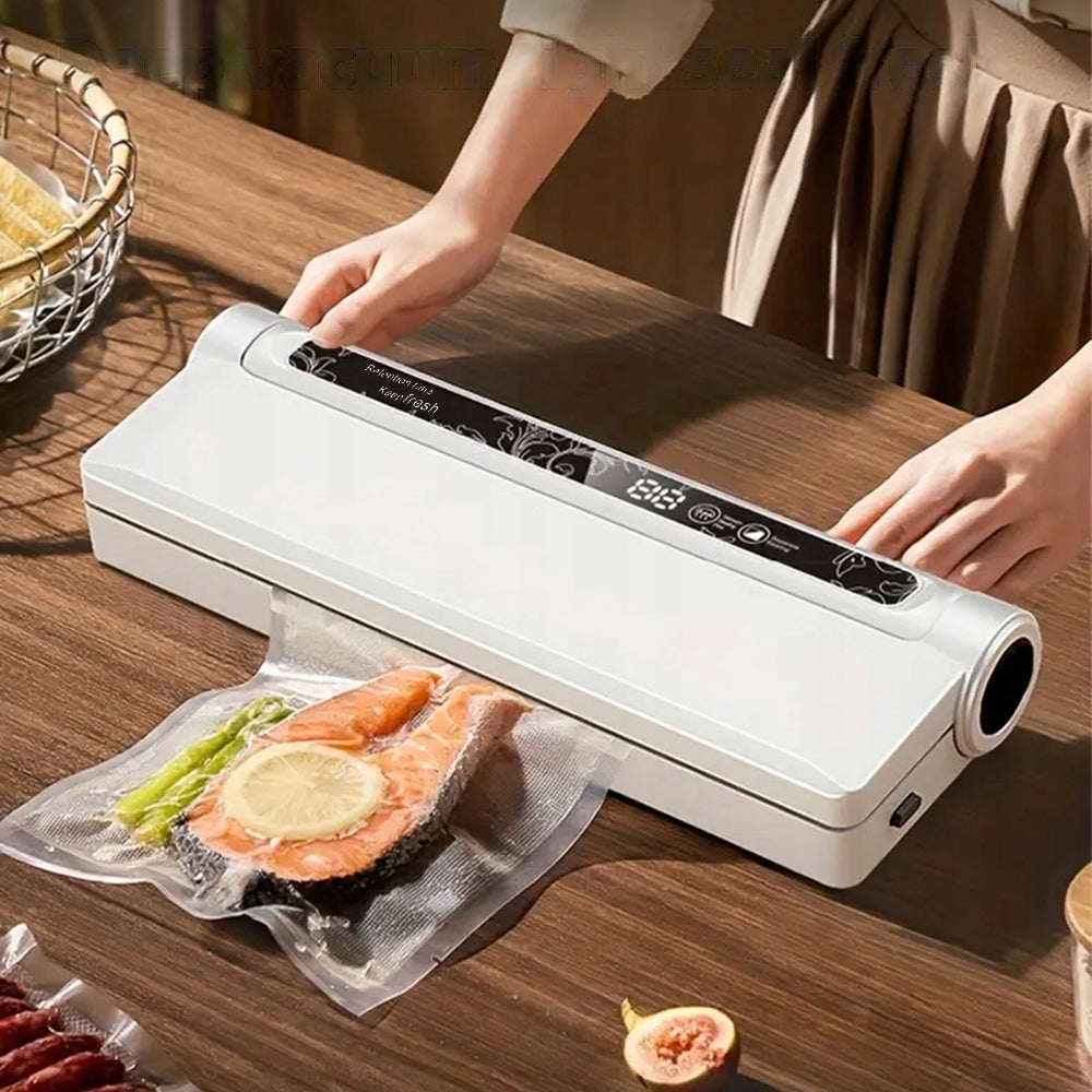 FOOD VACUUM PACKER 62KPA DIGITAL TIMER 20 BAGS COMPACT Packaging status original