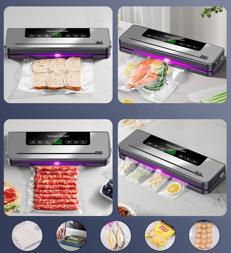 FOOD VACUUM PACKER AUTOMATIC STRONG WELDING MACHINE SET FOIL Packaging status original