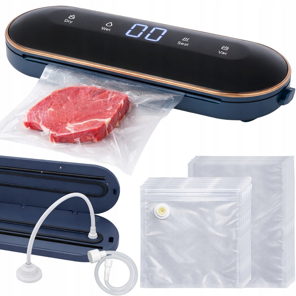 FOOD VACUUM PACKER WELDING MACHINE + 10PCS BAG SET