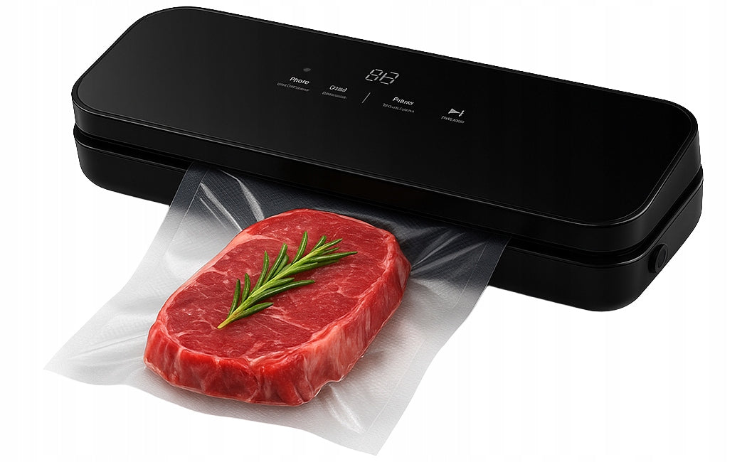 FOOD VACUUM SEALER 130W Automatic Packing Machine Strong Black