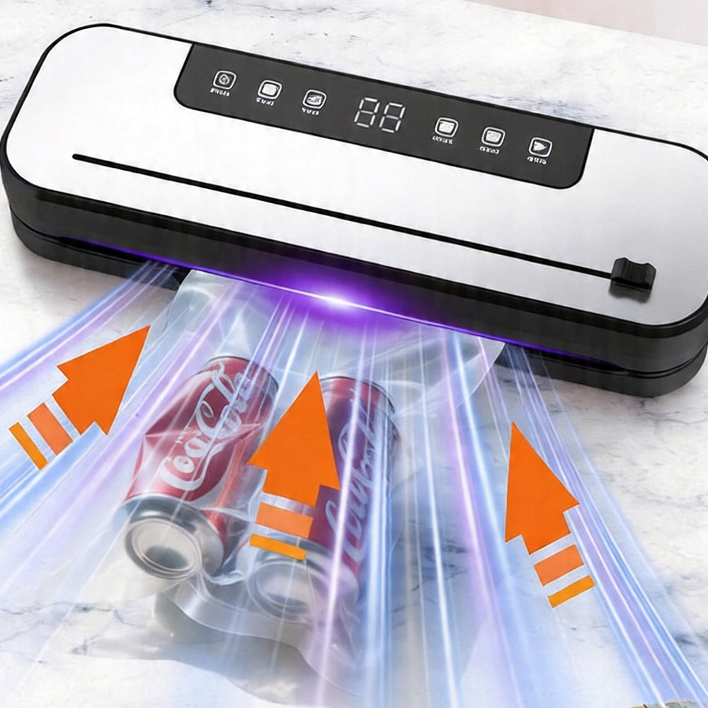 FOOD VACUUM SEALER AUTOMATIC PACKING MACHINE STRONG 6 MODES Model ZGRZEWARKA PRÓŻNIOWA DO ŻYWNOŚCI