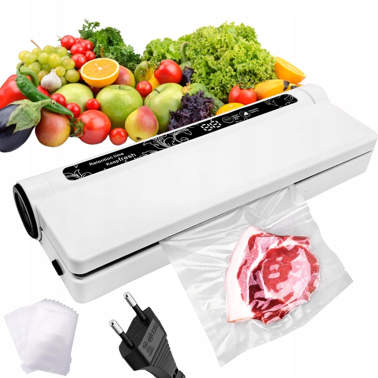FOOD VACUUM WELDING MACHINE AUTOMATIC FOOD PACKAGING MACHINE + FOIL