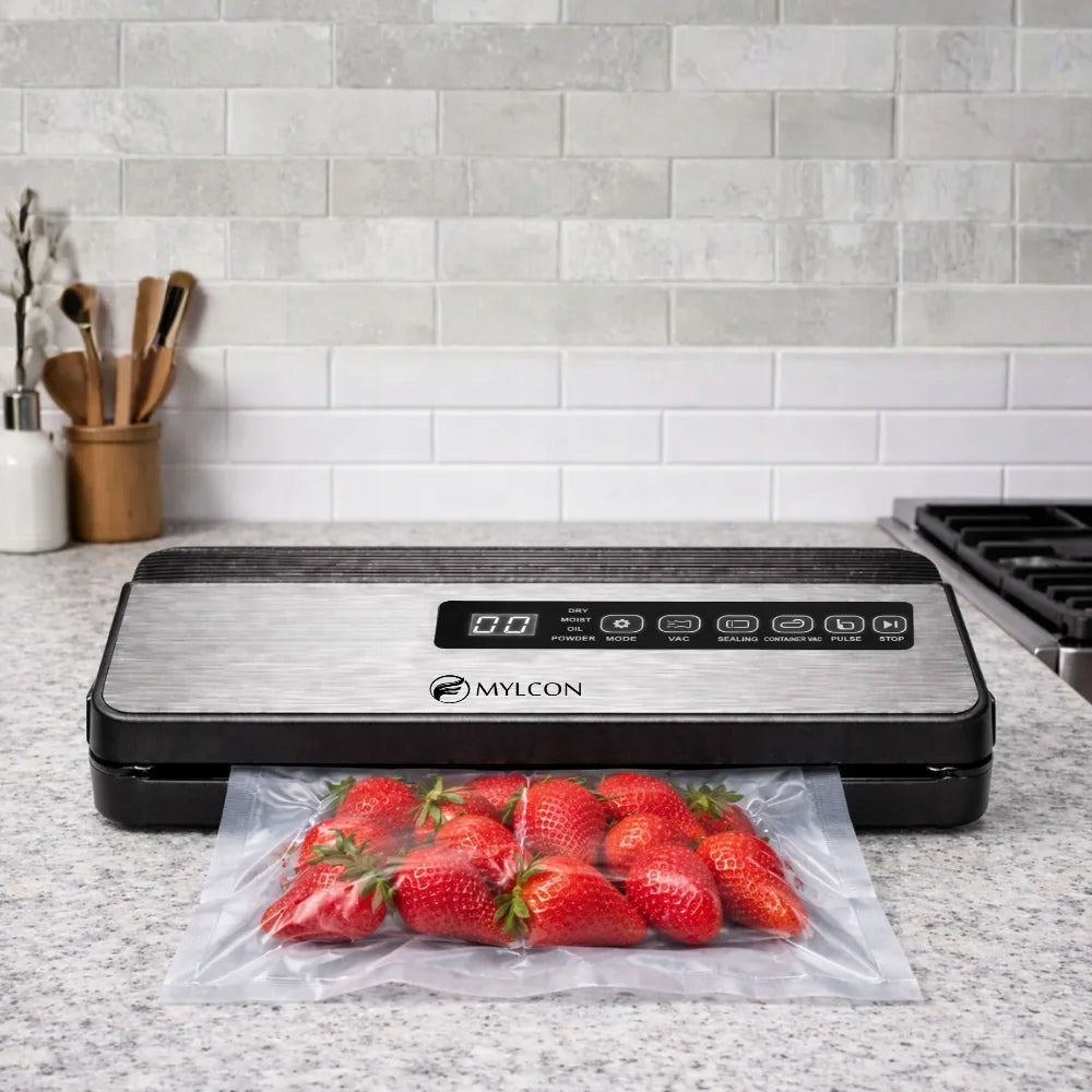 FOOD VACUUM WELDING MACHINE AUTOMATIC PACKING MACHINE STRONG + 10 BAGS Manufacturer code ZGRZEWARKA PRÓŻNIOWA DO ŻYWNOŚCI