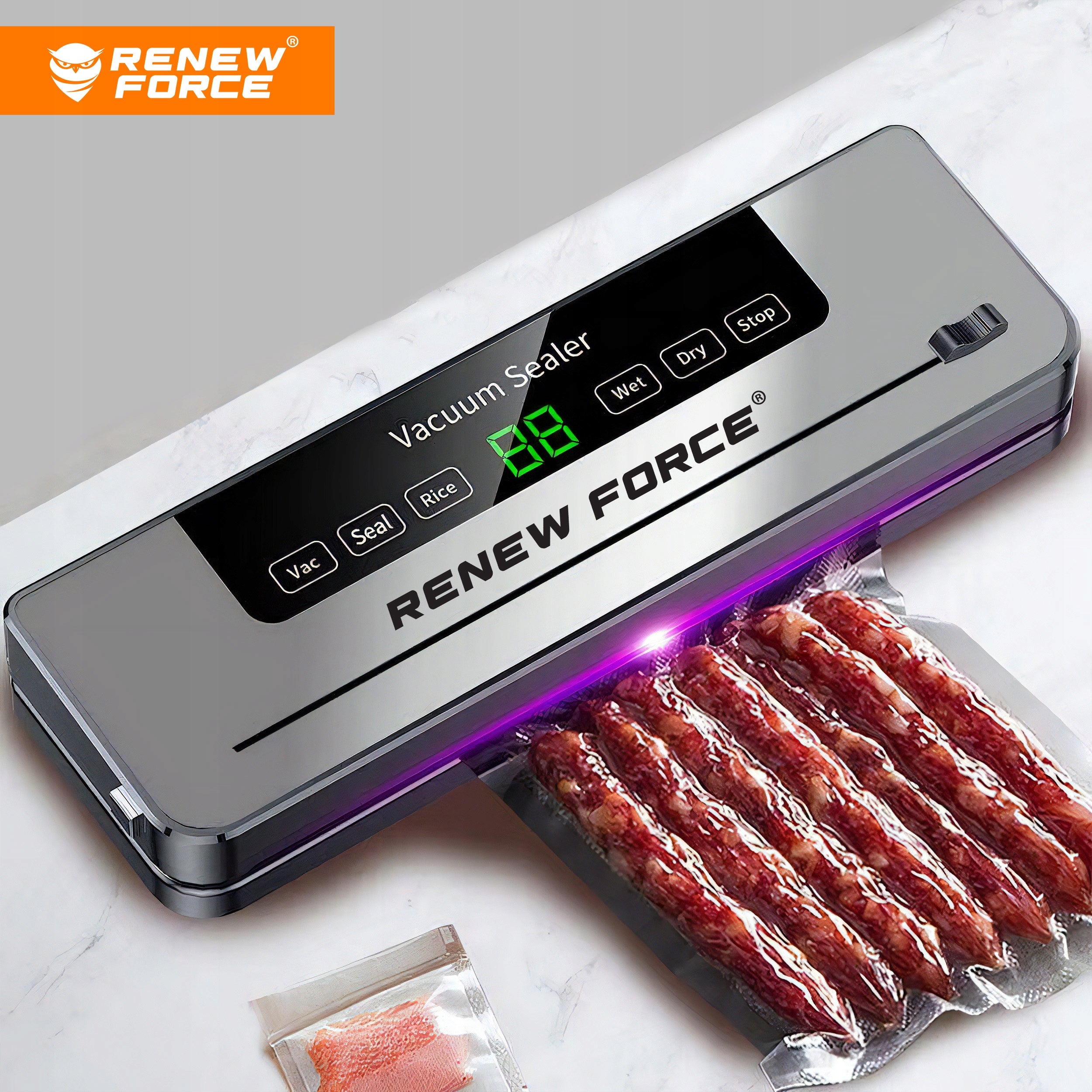 FOOD VACUUM WELDING MACHINE AUTOMATIC PACKING MACHINE STRONG 5 MODES Packaging status original
