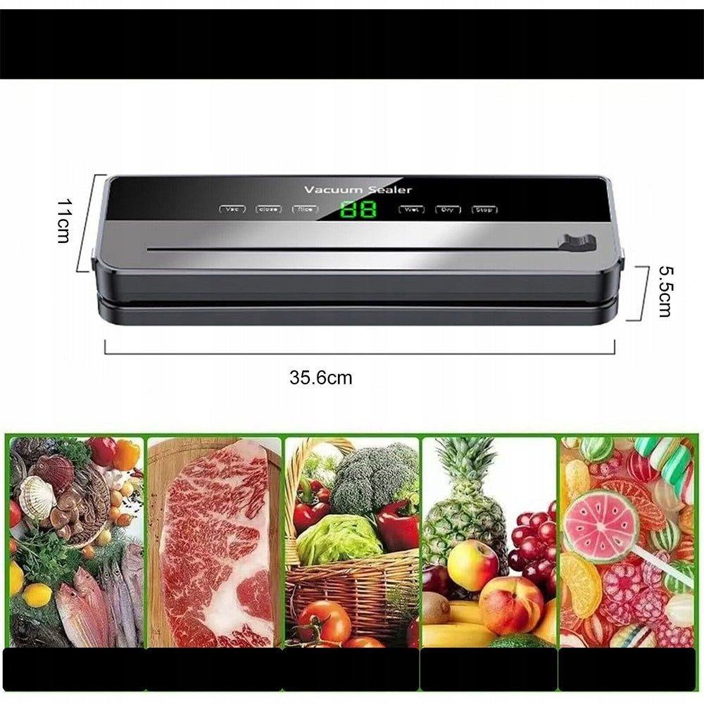 FOOD VACUUM WELDING MACHINE AUTOMATIC PACKING SEALER 5 MODES+50 Vacuum BAGS Manufacturer code HA-0009A1-RG