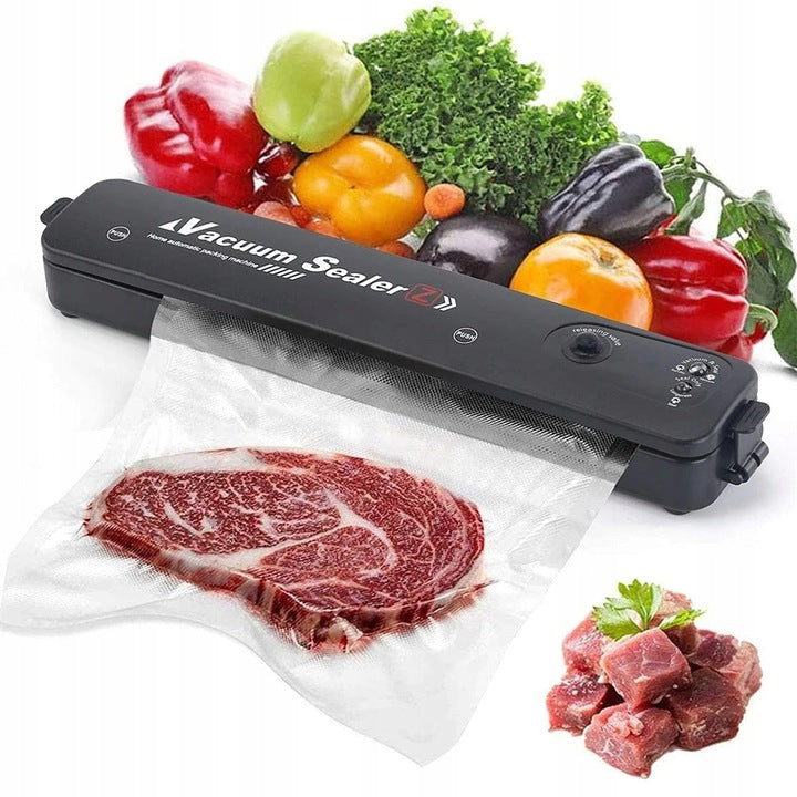 FOOD VACUUM WELDING MACHINE PACKER + BAGS INCLUDED Packaging status original