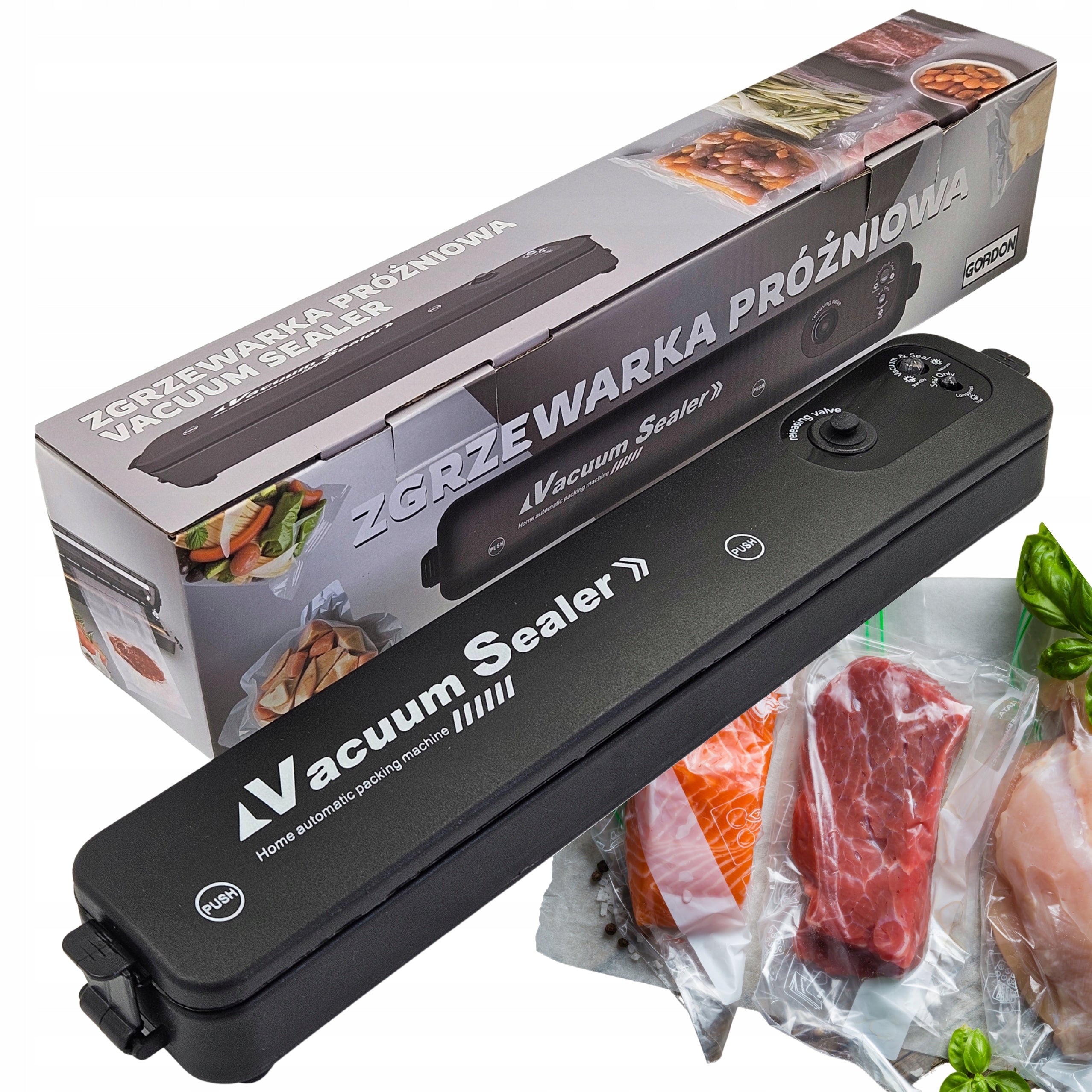 FOOD VACUUM WELDING MACHINE PACKER +SET OF 10 BAGS Manufacturer code G965