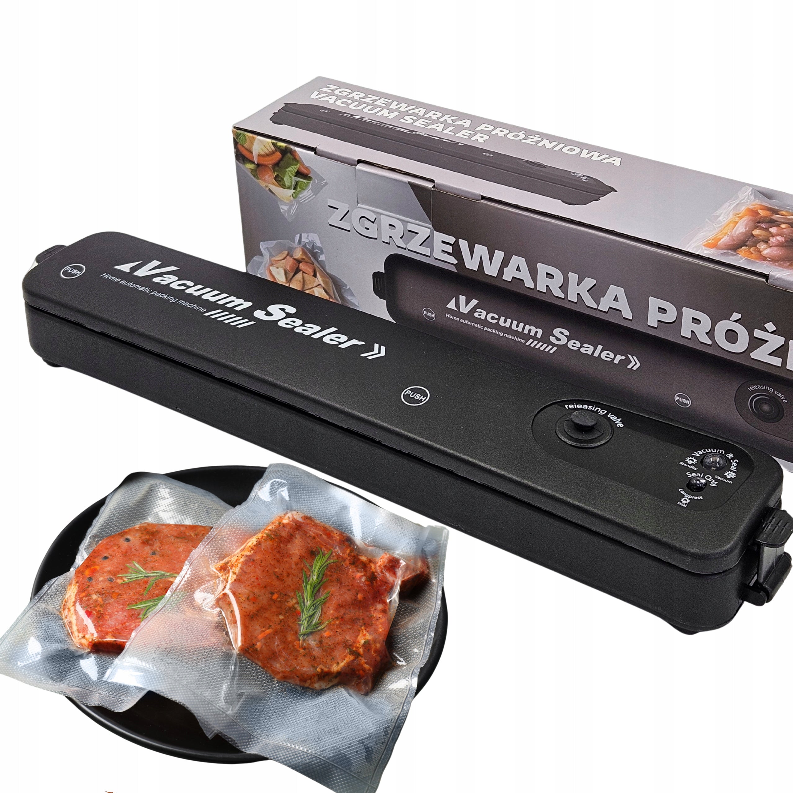 FOOD VACUUM WELDING MACHINE PACKER +SET OF 10 BAGS