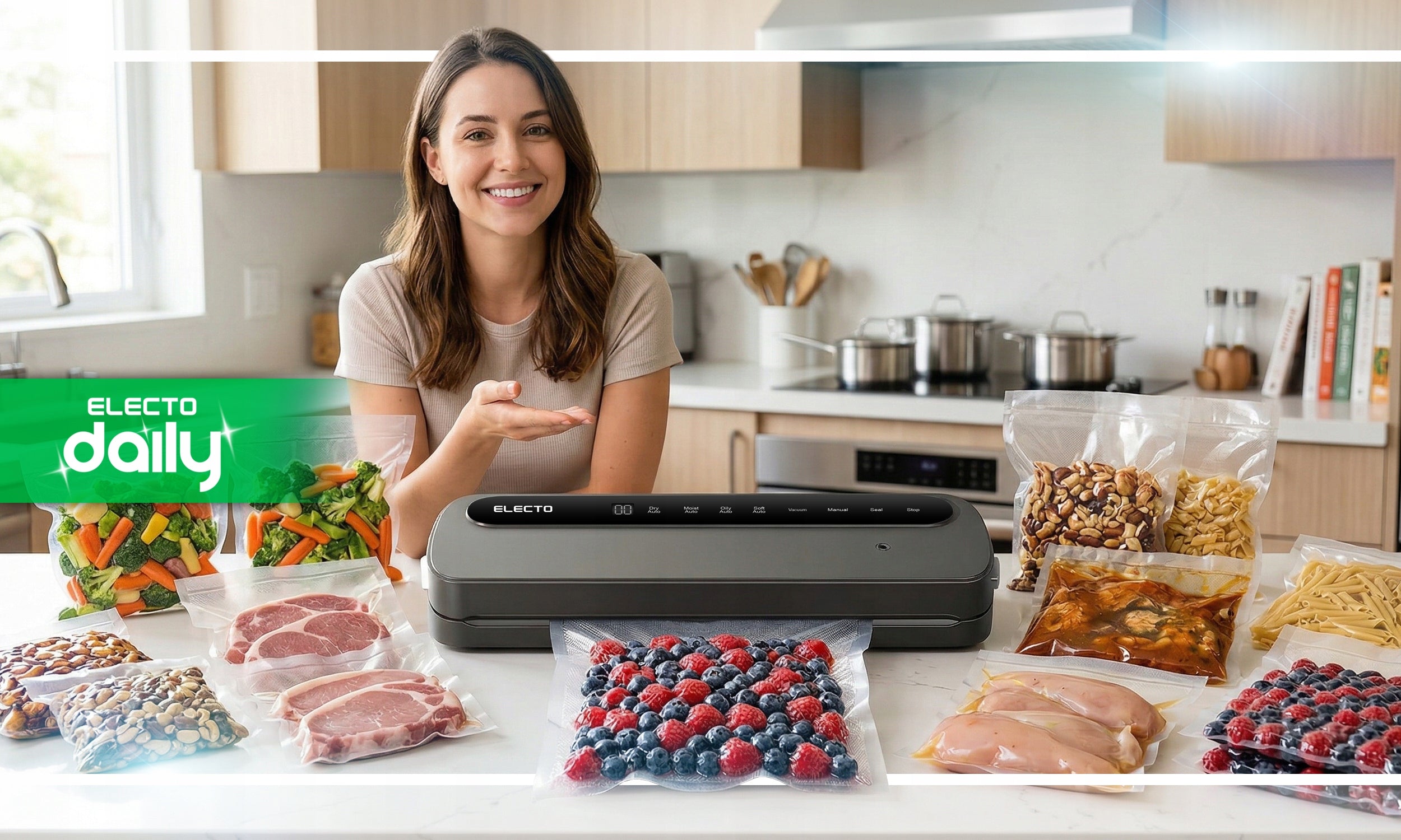 FOOD VACUUM WELDING MACHINE STRONG AUTOMATIC PACKAGING MACHINE +FOIL Power 150 W