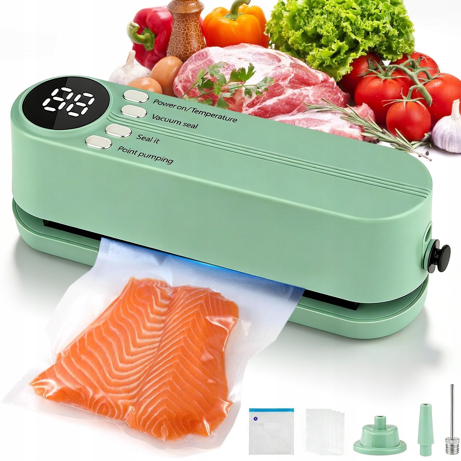 FOOD VACUUM WELDING MACHINE STRONG AUTOMATIC PACKING MACHINE 60KPA DURABLE